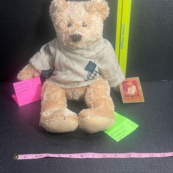 BNWT Old Friend Teddy Bear! It takes a long time to grow and old friend! - Picture 13 of 14
